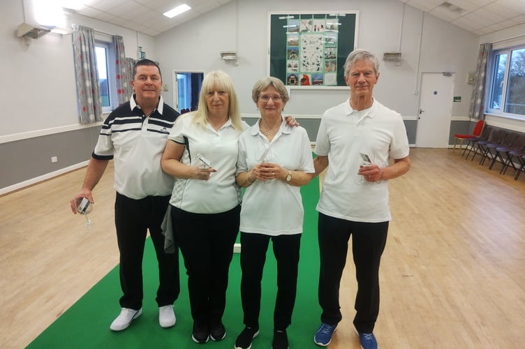 Bow Short Mat Bowling Club Short Mat Bowls Tournament winners were Devon Mix.