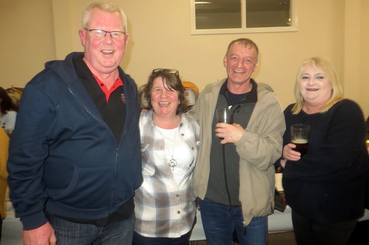 A group of friends at the Beer Festival.  SR 3436
  