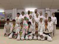 A medal each for five Tedburn St Mary Judo Club students
