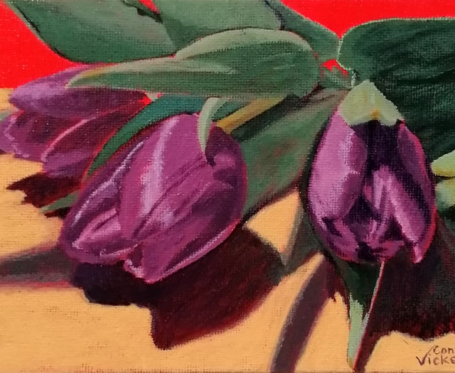 Springtime art exhibit at RHS Rosemoor
