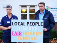 Hospiscare forced to reduce services due to funding shortfall 
