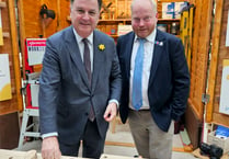 MP Mel tries his hand at 'The Parliament Shed'

