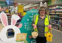 Easter treats at Crediton Morrisons store
