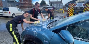 Get your car washed at Crediton Fire Station today
