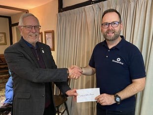 Crediton Boniface Rotary Club donates £3,500 to ShelterBox
