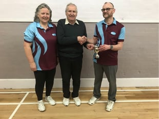 Allan won Colebrooke Short Mat Bowls Captain’s Cup
