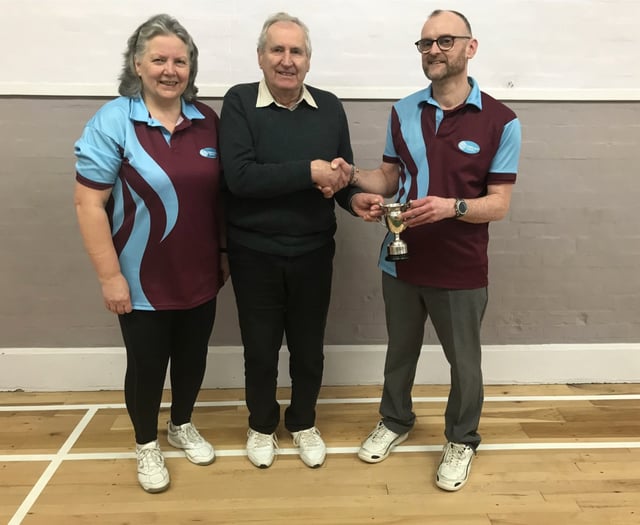 Allan won Colebrooke Short Mat Bowls Captain’s Cup
