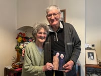 65th wedding anniversary for Crediton couple Vic and Lynn
