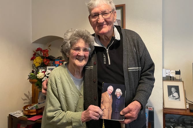 Lynn and Victor White of Crediton have celebrated their 65th wedding anniversary.  AQ 8919
