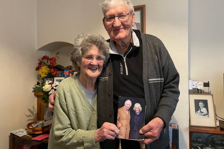 Lynn and Victor White of Crediton have celebrated their 65th wedding anniversary.  AQ 8919