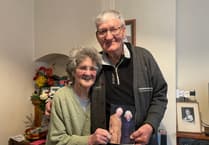 65th wedding anniversary for Crediton couple Vic and Lynn
