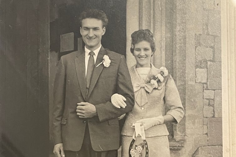 Lynn and Vic on their wedding day.  AQ 8908