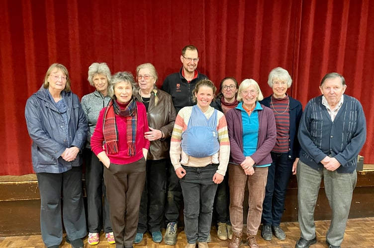 The new committee elected to resurrect Sandford Flower and Produce Show. Image: M Vallance