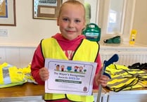 Litter picking Lottie wins West Devon Mayor's Green Award
