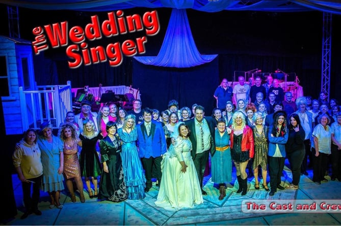 The cast of CODS ‘The Wedding Singer’.