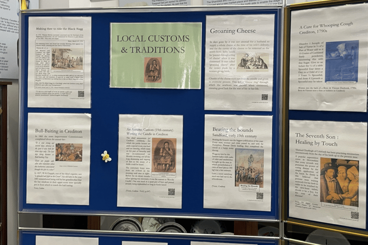 Local Customs and Traditions are featured as part of the exhibition. AQ 9377