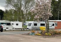 Caravans in car park closes Crediton leisure centre
