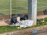 Food, faeces and rubbish remain after travellers leave Crediton
