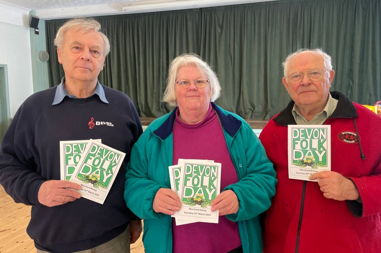 Devon Folk Day organisers welcomed visitors to Morchard Bishop.  AQ 8678