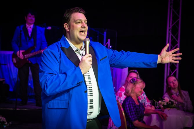 James Billington was the wedding singer, Robbie, the lead role in the musical.  Image: Mike Palmer.
