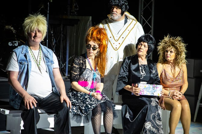Some of the impersonators in Las Vegas.  Image: Mike Palmer.

