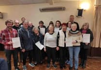 Sandford residents presented with awards for their service
