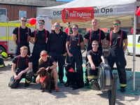 Support the firefighters in Crediton Town Square today
