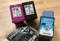 Crediton woman appeals for used ink cartridges for charity
