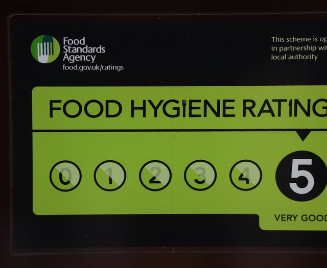 Mid Devon restaurant awarded new five-star food hygiene rating
