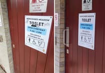 Council shuts Crediton loo after door handle torn off