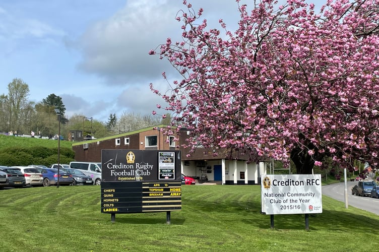 Crediton RFC Clubhouse.  AQ 0129