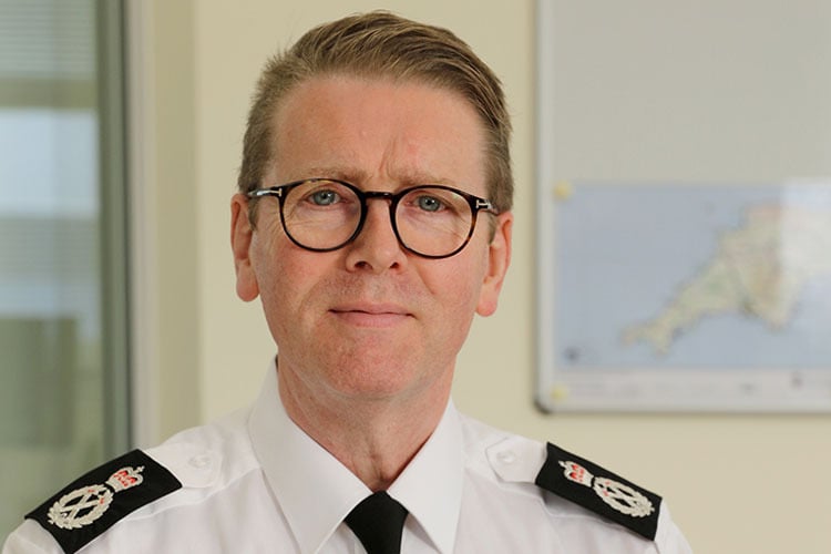 Devon and Cornwall Chief Constable Will Kerr. (Devon and Cornwall Police)