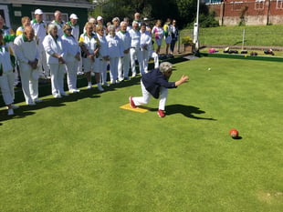 Sun shone for Crediton Bowling Club opening
