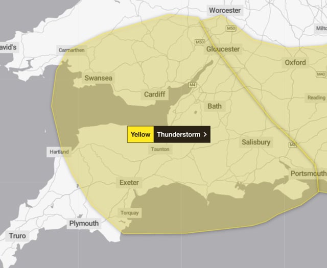Met Office warns of heavy rain, thunderstorms