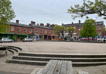Surface regrade work for Crediton Town Square
