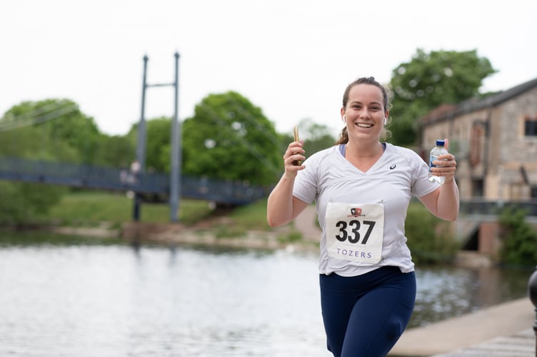 Enjoying taking part in a previous Exeter Live Better Marathon and Community Five Mile Race.