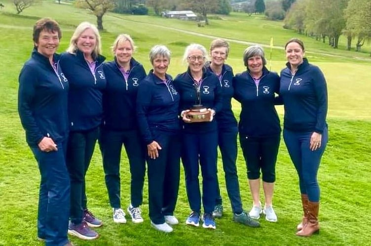 The Okehampton Ladies Still Cup team winners.