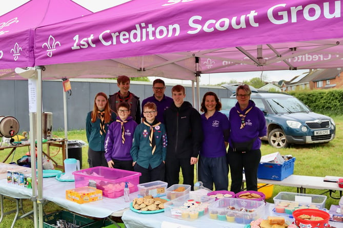 1st Crediton Scout Group provided refreshments. WG 19