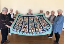 Handmade quilt to be raffled for charity