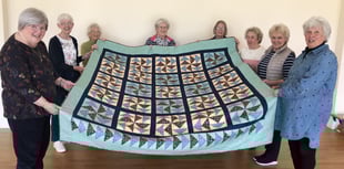 Handmade quilt to be raffled for charity