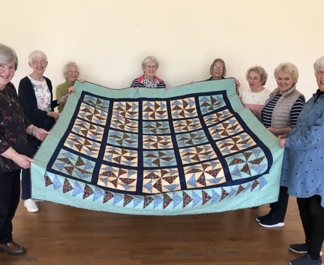 Handmade quilt to be raffled for charity