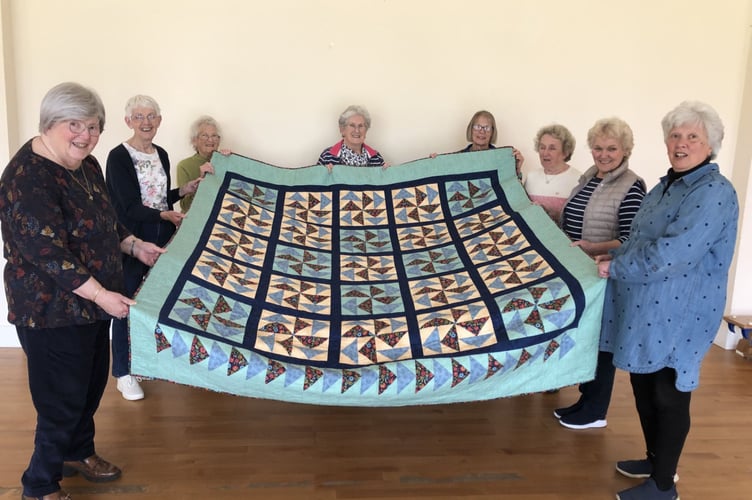 Yeoford Yarns sewed the quilt in memory of surgeon Martin Cooper