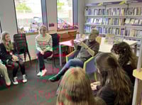 Award-winning author visits Crediton Library