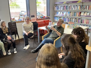 Award-winning author visits Crediton Library