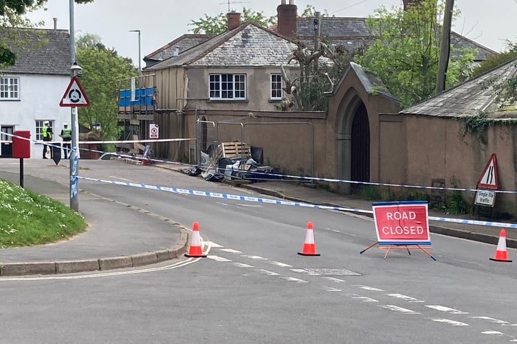When the road closure was in place. 1611