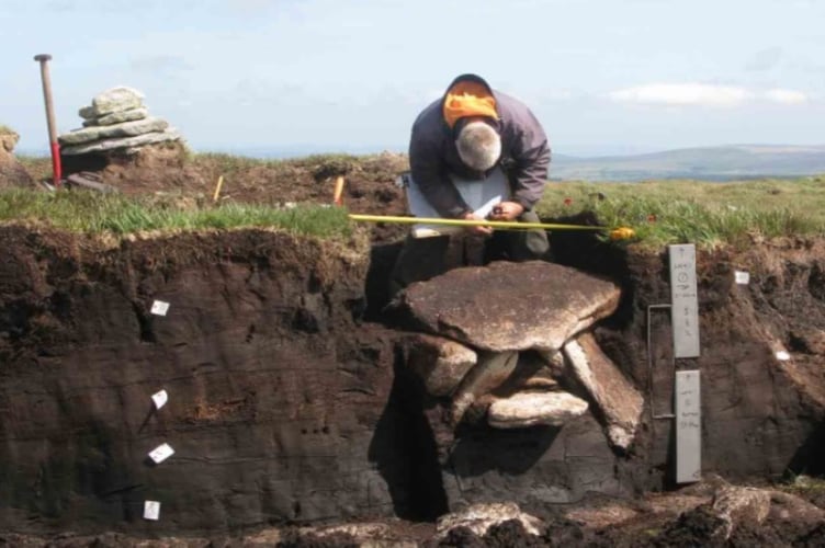 Archaeologists at work on the Whitehorse Hill site