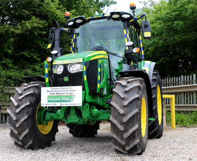 Name this tractor, cops ask kids