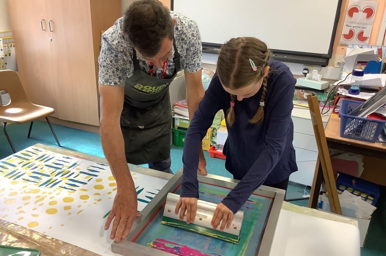 Double elephant print workshop