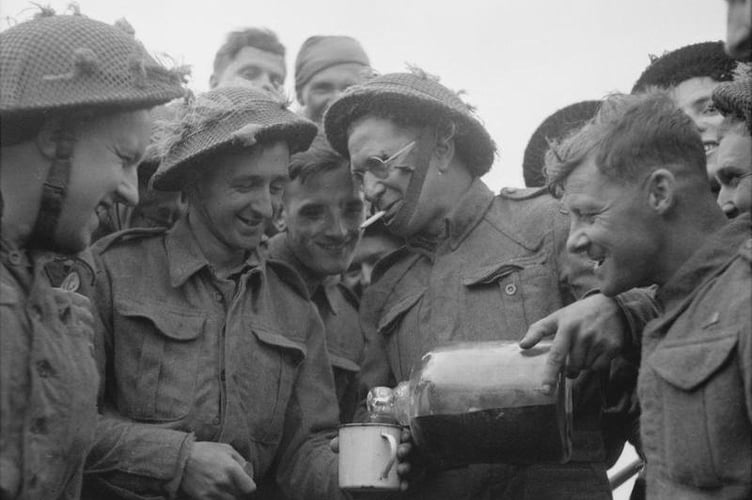 British Forces during the invasion of Normandy on June 6, 1944.  Photo Credit: No 5 Army Film and Photographic Unit, Public domain, via Wikimedia Commons
