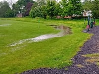 Sandford v Upottery football game abandoned after downpour
